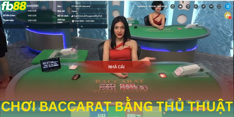 Áp dụng các phương pháp chơi baccarat mau thắng